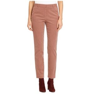 J.Crew Blush Pink Corduroy Stretch Cotton Zip Fly Feminine Coquette Pants Size 6